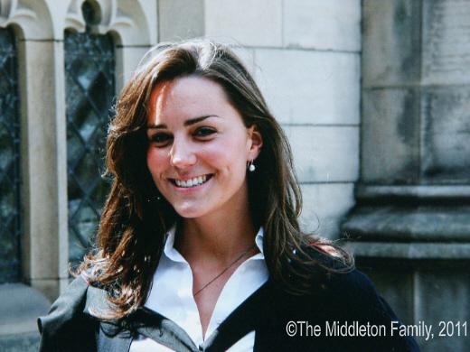 Kate em formatura na Universidade St. Andrews, na Escócia