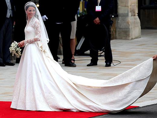 Kate e o vestido tão aguardado