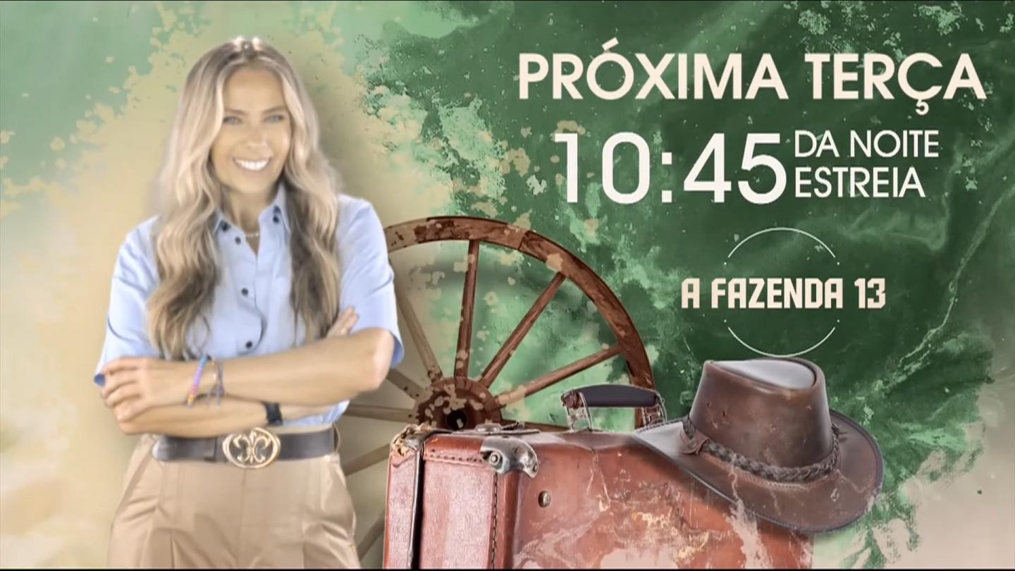 Adriane Galisteu em A Fazenda 13, a edição de 2021 do reality show da Rede Record