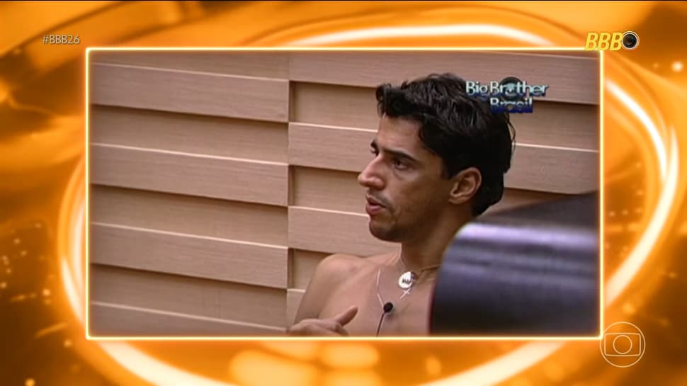Alberto Cowboy na primeira participação no BBB 7