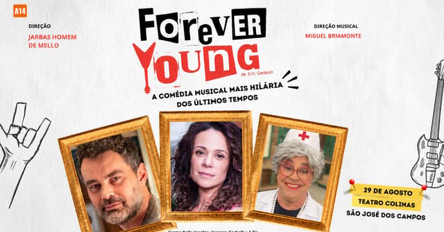 Comédia musical mistura rock, humor e emoção ao imaginar artistas quase centenários que se recusam a deixar a juventude para trás