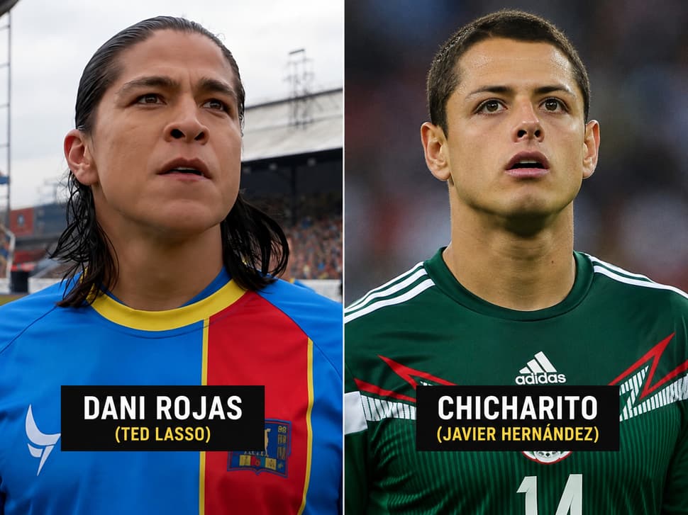 Dani Rojas e Chicharito. Ficção e realidade em Ted Lasso