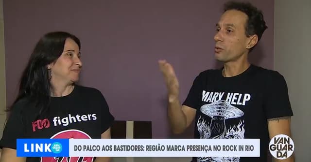 Casal se conheceu em show de rock. E agora leva a filha para curtir Foo Fighters no Rock in Rio 2026 no RJ